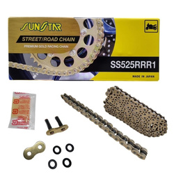 Łańcuch  525rrr1-118g (525zvmxg) do 1100 ccm (xw ring) kolor złoty (525rrr1118g) - zastępuje ss525rtg1-118g