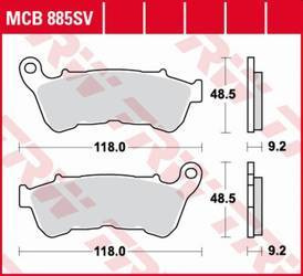 Klocki hamulcowe kh640 sinter street harley-davidson xl 883 14-19, xl 1200 14-19, przód