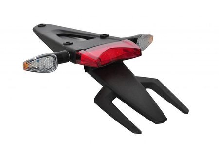 LAMPA TYŁ LED Z BŁOTNIKIEM + KIERUNKOWSKAZY led E8