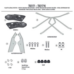STELAŻ POD TORBY (SAKWY) BOCZNE SZYBKIEGO MONTAŻU REMOVE-X YAMAHA TRACER 9 GT / GT+ '25,