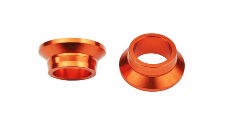 TULEJKI DYSTANSOWE KOŁA TYLNEGO KTM SX/SXF 125-450 '13-'22, EXC 250/300 TPI '20-'22 KOLOR POMARAŃCZOWY