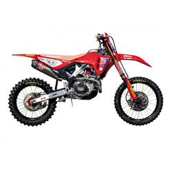 KOMPLET NAKLEJEK (OKLEIN) HONDA CRF 250R '25; CRF 450R '25 REPLICA TEAM HRC KOLOR CZERWONY CZARNY