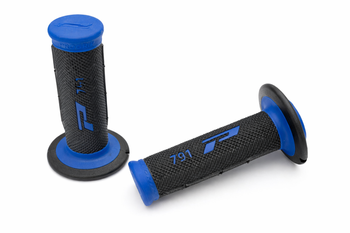 Manetki enduro cross progrip pg791 czarno-niebieskie 22/25 mm