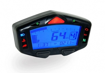 KOSO LICZNIK MOTOCYKLOWY UNIWERSALNY RACIMINI MODEL DB-03 R RACI(PRĘDKOŚĆ, RPM, BIEGI) (EL)
