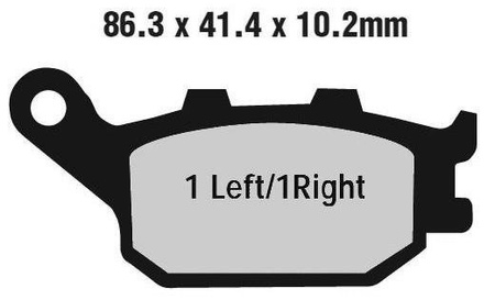 Klocki hamulcowe Honda CB 600 F Honda CBF 1000 VT1100