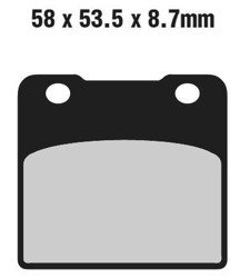 Klocki hamulcowe Suzuki VS 800Suzuki GSX-R 750 Intruder