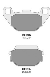 Klocki hamulcowe kh305 kymco, sym - zastępują db2023qd-d i db2023mx-d