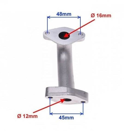 Króciec gaźnika 4T 50Ccm Ws50 Łoś Jolly King