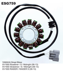 Uzwojenie alternatora (stator) yamaha xv 1900 roadliner / stratoliner / midnight (06-13)