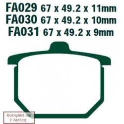 Klocki hamulcowe Honda CB 750 F Bol d´Or CB 900 F Bol d´Or