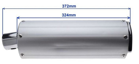 Tłumik koncówka tłumika do skutera 4T 139QMB Baotian BT49QT