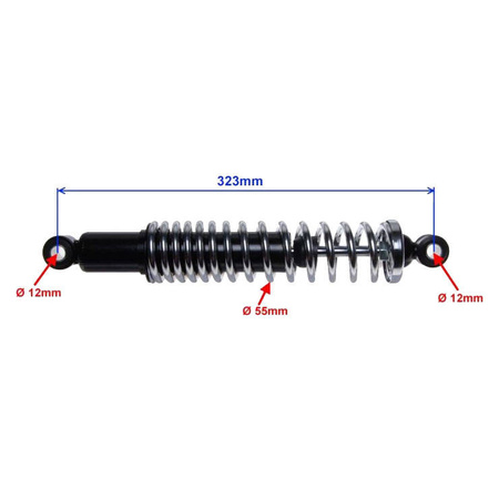 Amortyzatory tył Wsk 125 import