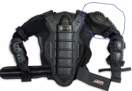 Ufo ochraniacz barku do osłony klatki piersiowej scorpion pt02062 (szt.)