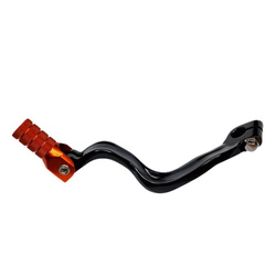 dźwignia zmiany biegów ktm sx 65 '98-'08 aluminiowa kolor czarny końcówka pomarańczowa (sx65) (46034031200)