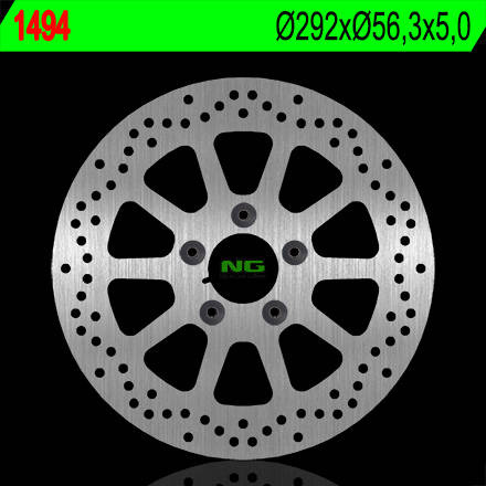Tarcza hamulcowa przód harley davidson 750/883/1200/1340/1450/1584/1600 (292x56,3x5) (5x8,5mm)