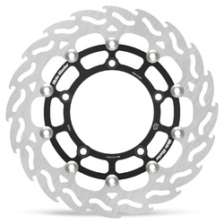 TARCZA PŁYWAJĄCA PRZÓD FLAME (ALUMINIOWY ŚRODEK) PRAWA SUZUKI B-KI'07-13, DL 650 V-STROM '08-'19, GSF650/1250 '07-16, GSXF650/1250 '10-18, GSXR1300 '08-18,(310x121x5MM) (5X10,5MM) - NA ZAMÓWIENIE: BOK@OLEKMOTOCYKLE.PL