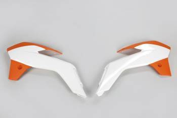 Osłony chłodnicy ktm sx 85 '13-17, kolor oem (biały/pomarańczowy)