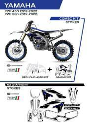 Komplet plastików plukomplet naklejek (oklein) yamaha yzf 250 '19-'22