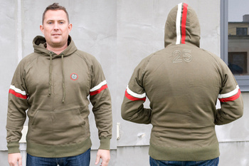 Troy lee wyprzedaż bluza 25 hoodie kolor zielony romiar xxl