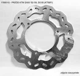 Tarcza hamulcowa przód ktm sx65 '02-'09, sx 85 (kt06fi)