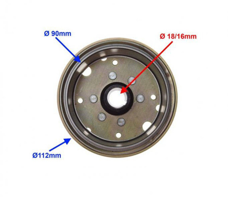 Koło magnesowe 4T GY6 125cc