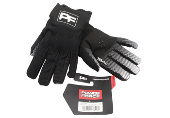Rękawice Motocyklowe Power Force Enduro Cross Quad Spandex Czarne M