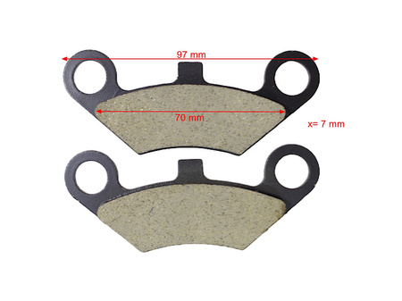 Klocki Hamulcowe Tylne Atv 250 St-9e/C