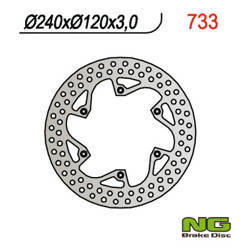 Tarcza hamulcowa przód husqvarna cr/wr 125/250/360 (87-91), te 350 (89-91), tc/te 610 (91) (240x120x3)
