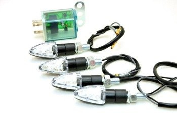 KIERUNKOWSKAZY LED MINI HOMOLOGACJA E8 PRZERYWACZ