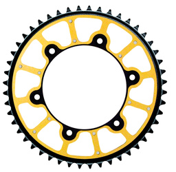 Zębatka tylna pro extreme (stalowo-aluminiowa - dual ri/ stealth) kolor złoty 808 48 (80848) drz 400 '00-'20, rm 125/250, rmz 250/450 (jtr80