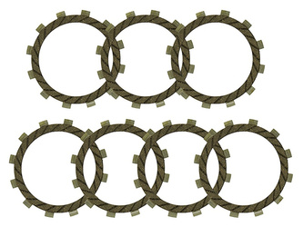 Psychic tarcze sprzęgłowe kawasaki klx 250 '93-'16, klx 300 '97-'07 (f1757) (ebs4469)