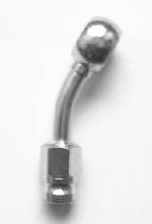 Końcówka przewodu hamulcowego aluminiowa średnica 10 mm, kąt 30°