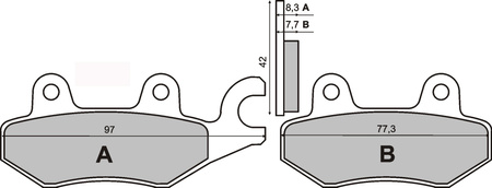 Klocki Hamulcowe Sintered Burgman 400
