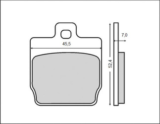 Klocki hamulcowe kh268 yamaha/ mbk (ft 3016)