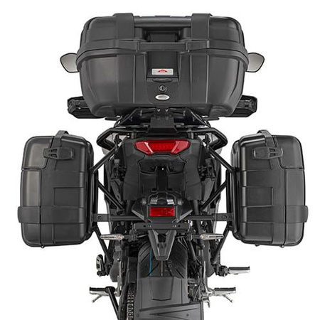 STELAŻ KUFRÓW BOCZNYCH MONOKEY YAMAHA Tracer 9 / Tracer 9 GT / Tracer 9 GT+ '25 - RÓWNIEŻ POD KUFRY MONOKEY RETRO-FIT KVE K'VENTURE ALU ORAZ KK'MISSION ALU