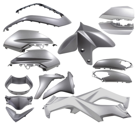 Komplet Osłon Plastikowych Power Force Yamaha N-Max 125 15-20 Szary