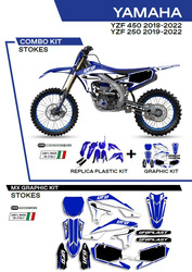 Komplet plastików plukomplet naklejek (oklein) yamaha yzf 250 '19-'22