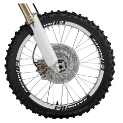 Komplet naklejek (oklein) na felgi kolor szary (racing)