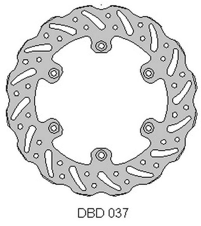 Tarcza hamulcowa tył ktm 2t/4t '91-21, husaberg, husquarna, gas-gas (220x110x4mm)