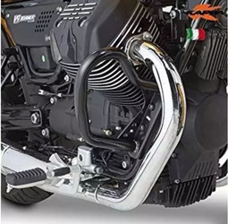 Gmole osłony silnika moto guzzi v7 iii stone / special (17-19), v7 iii stone night pack (19), v9 roamer / v9 bobber (16-19) czarne