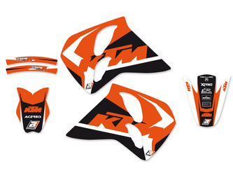 Komplet naklejek (oklein) ktm lc4 4stroke '96-'99 dream 4