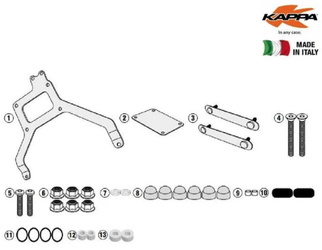 mocowanie skrzynki narzędziowej ks250 do stelaża klr1144
