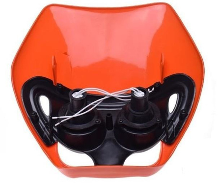 Owiewka z halogenami Pomarańczowa Niska