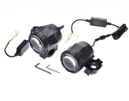 Zestaw lamp przeciwmgielnych LED uniwersalny 