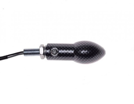 Kierunkowskaz led motocyklowy carbon