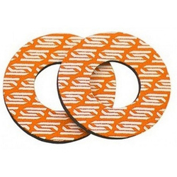 pianki antyodciskowe donuts kolor pomarańczowy//biały