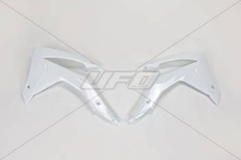 Osłony chłodnicy honda crf 250r '14-'17, crf 450r '13-'16 kolor biały