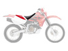 Pokrowiec/poszycie na siedzenie honda xr 650r '00-'09, dream 4 kolor czarny/czerwony/biały