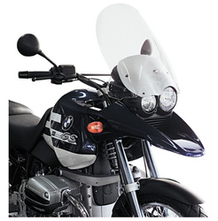 SZYBA BMW R 1150 GS (00-03) 48,5 X 36,6 CM JASNA - Szyba uszczerbiona przy mocowaniu