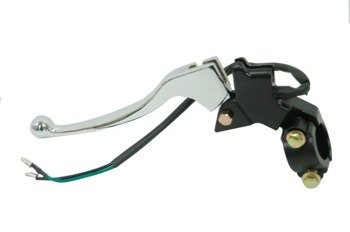 Mocowanie lewej dźwigni hamulca do skutera